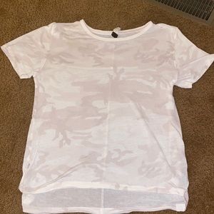 Pink Camo Short Sleeve Shirt